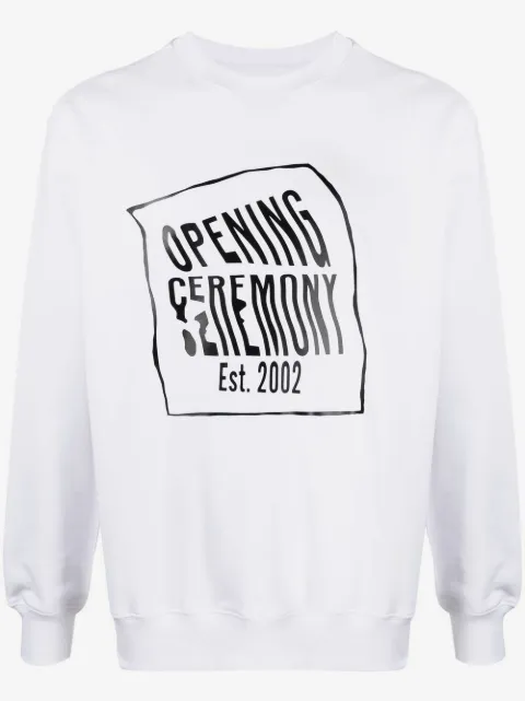 Opening Ceremony sudadera con logo estampado