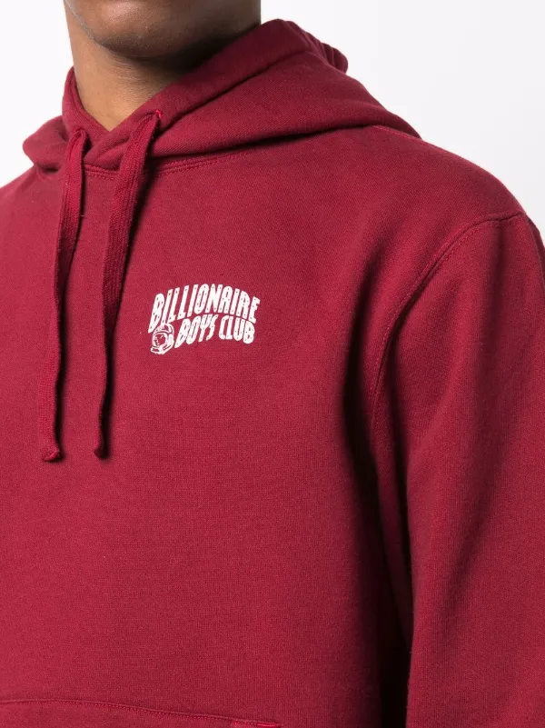 Billionaire boys club hot sale red hoodie