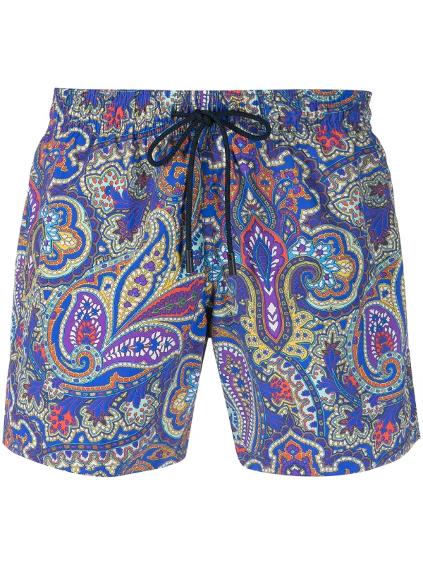 Etro paisley-print Swim Shorts - Farfetch