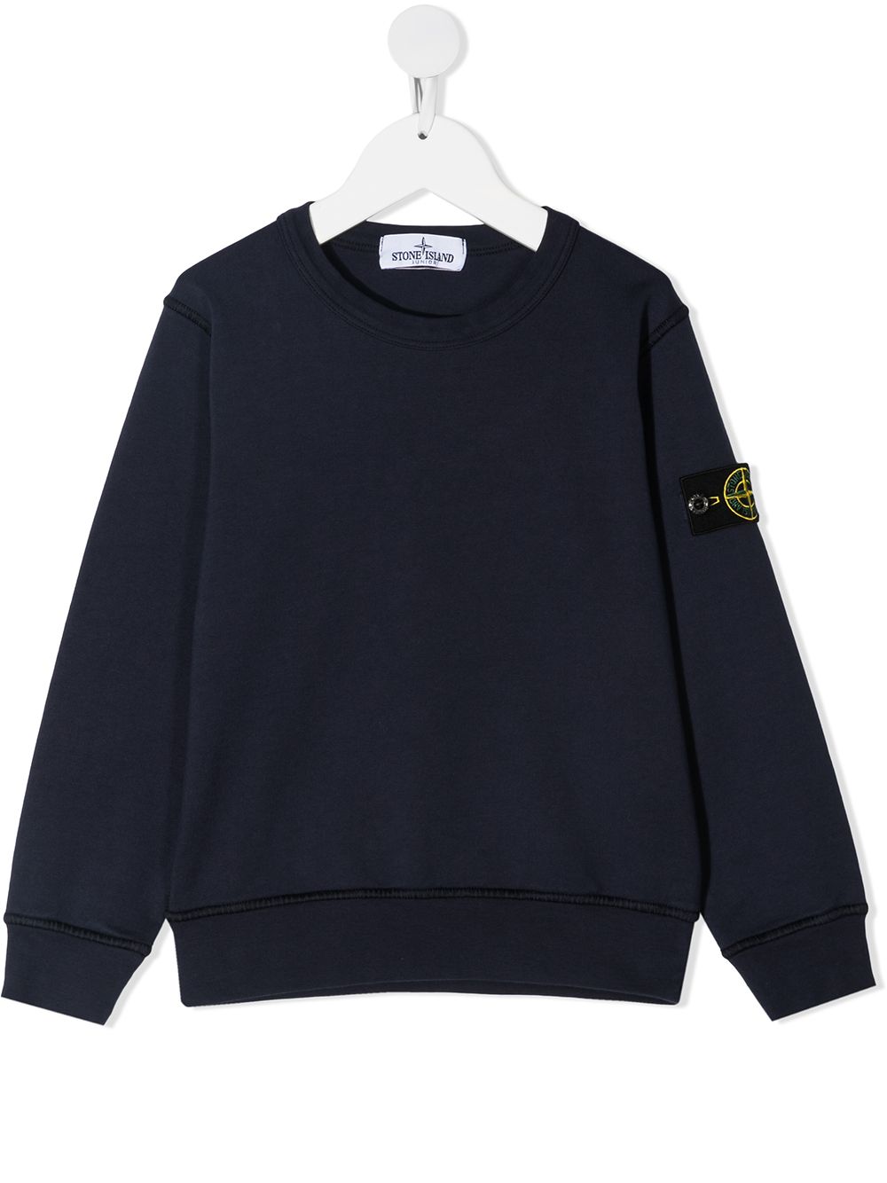 фото Stone island junior толстовка с нашивкой-логотипом