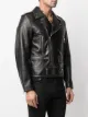 Saint Laurent leather biker jacket