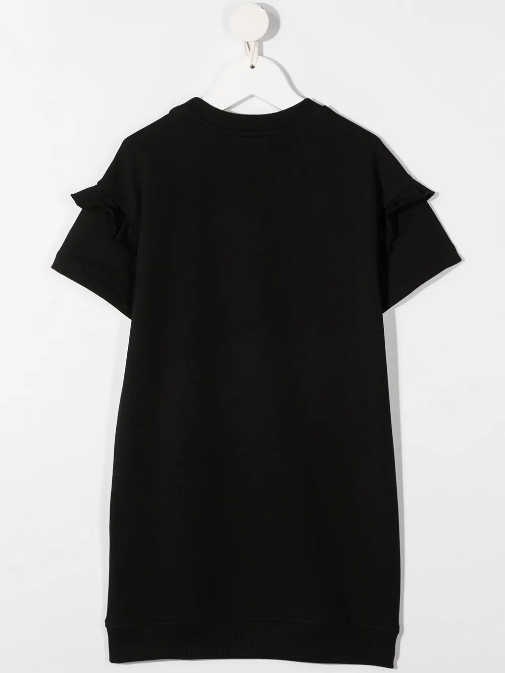 Moschino Kids T-shirtjurk met patroon - Zwart