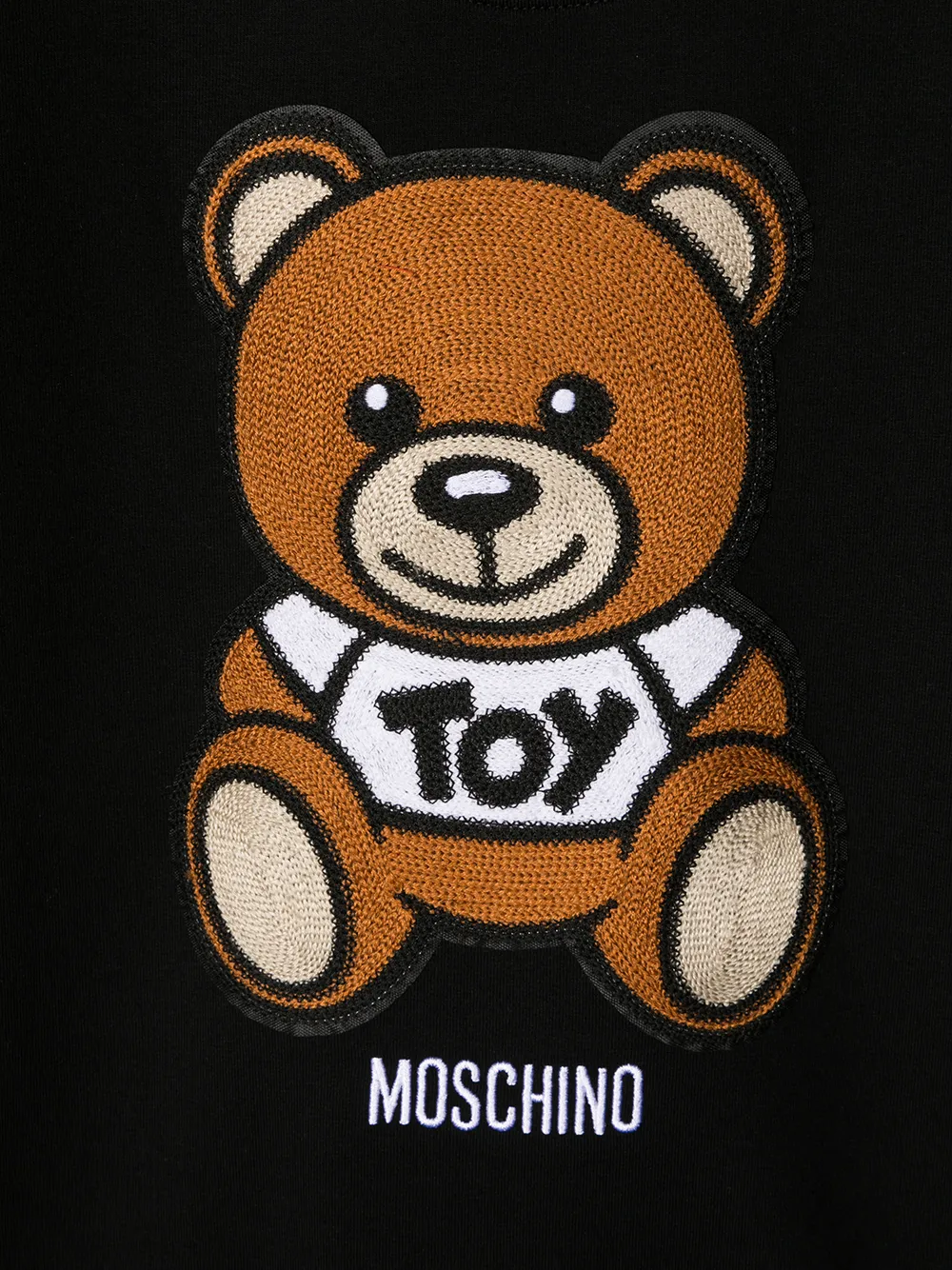 фото Moschino kids платье-футболка с принтом