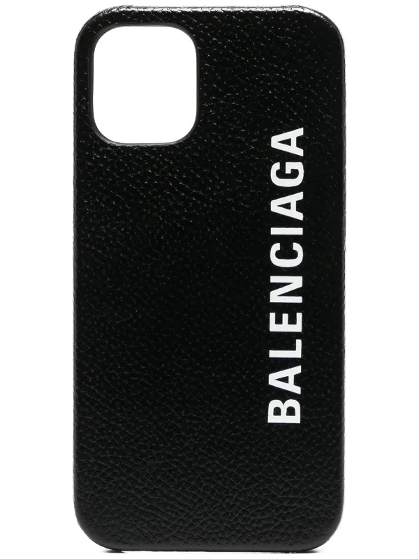 新品BALENCIAGA バレンシアガ ロゴ iPhoneケース 12mini バレンシアガ