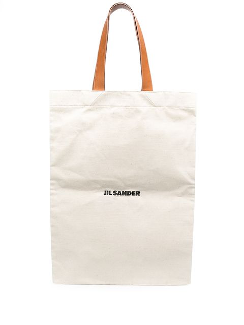 Jil Sander maxi logo tote bag