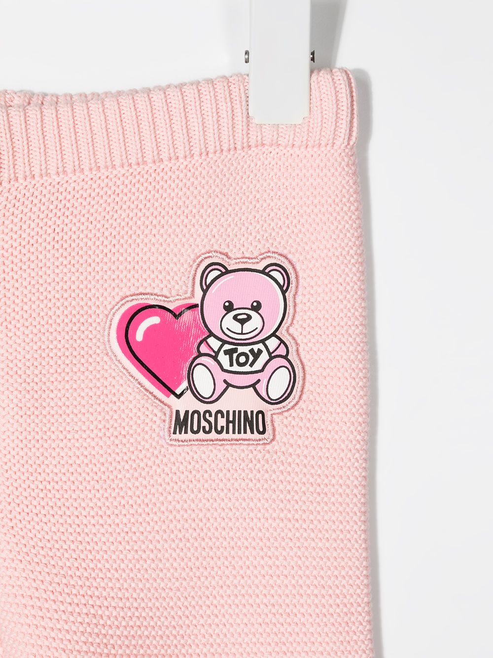 фото Moschino kids спортивные брюки с нашивкой-логотипом