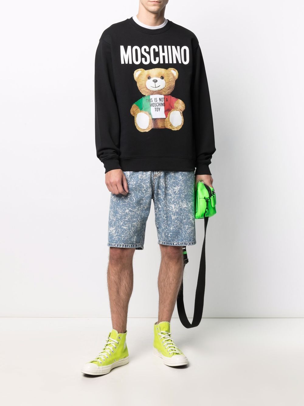 фото Moschino толстовка teddy bear с логотипом