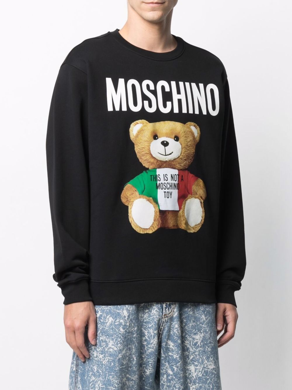 фото Moschino толстовка teddy bear с логотипом