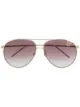 Image 1 of Linda Farrow Joni aviator-frame metal sunglasses