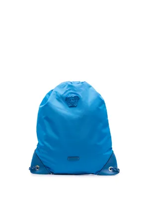 versace backpack blue