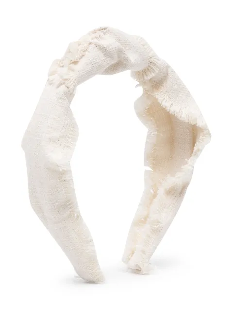 Il Gufo raw-cut edge hairband
