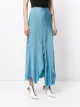 MM6 Maison Margiela falda midi a rayas