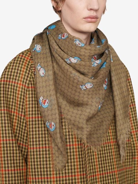 gucci doraemon scarf