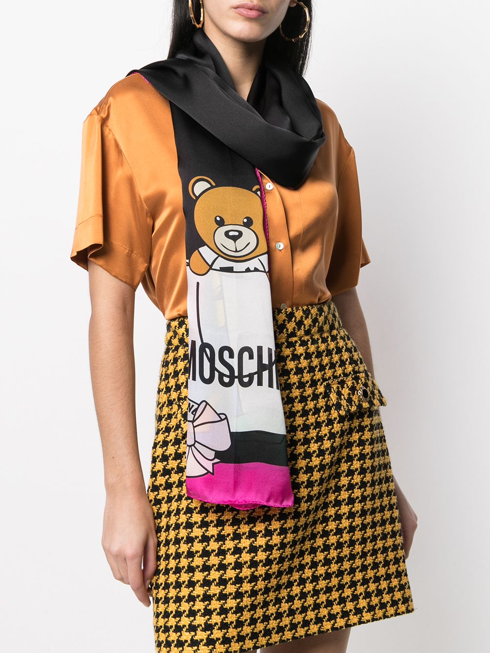 фото Moschino платок teddy bear