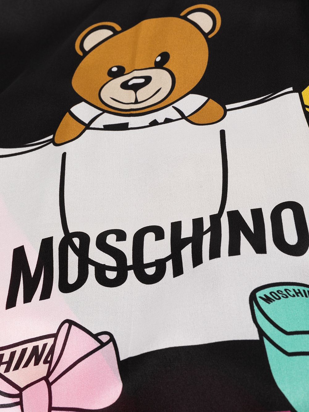 фото Moschino платок teddy bear