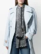 Image 2 of Moschino leopard lace silk foulard