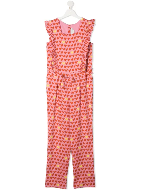 Stella McCartney Kids جمبسوت بكرانيش وخطوط