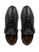 Giuseppe Zanotti Tênis com efeito pele de crocodilo