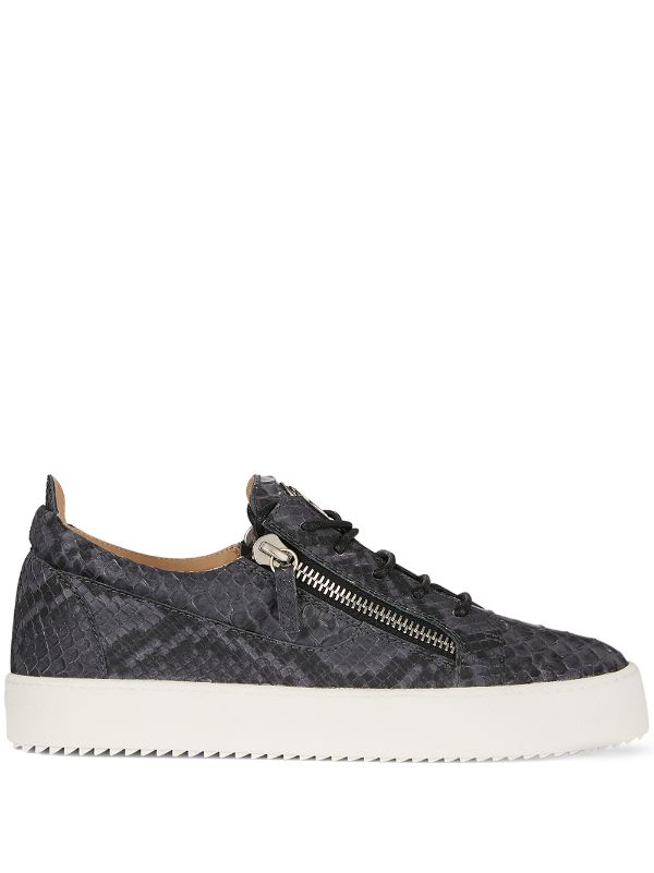 Ewell Kostume homoseksuel Shop Giuseppe Zanotti Frankie python-print sneakers with Express Delivery -  FARFETCH