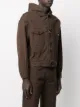 Opening Ceremony hooded cotton-blend jacket