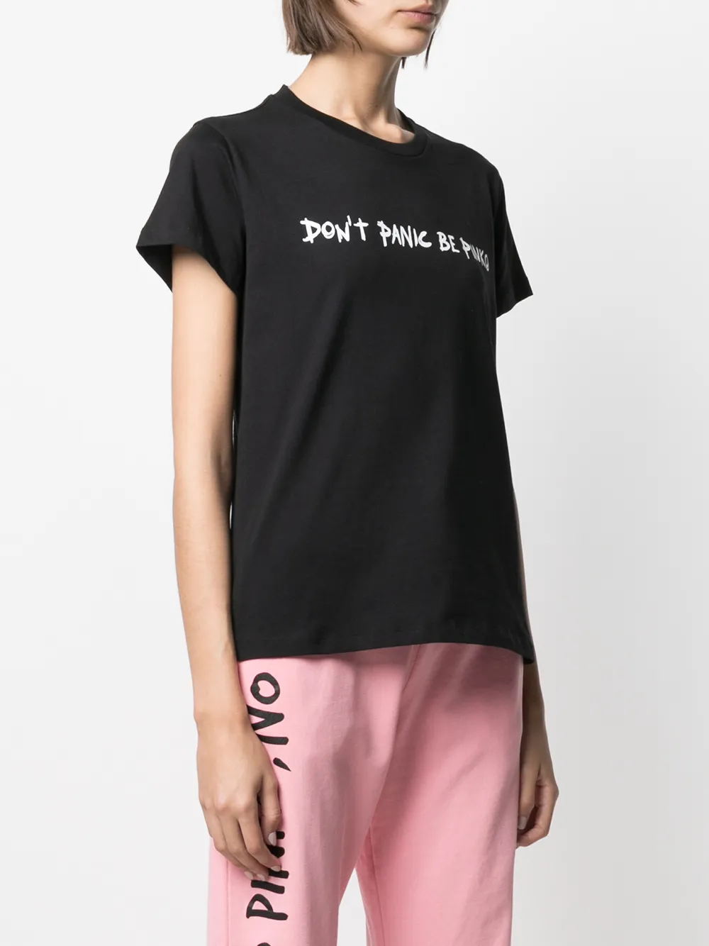 PINKO graphic-print Cotton T-Shirt - Farfetch