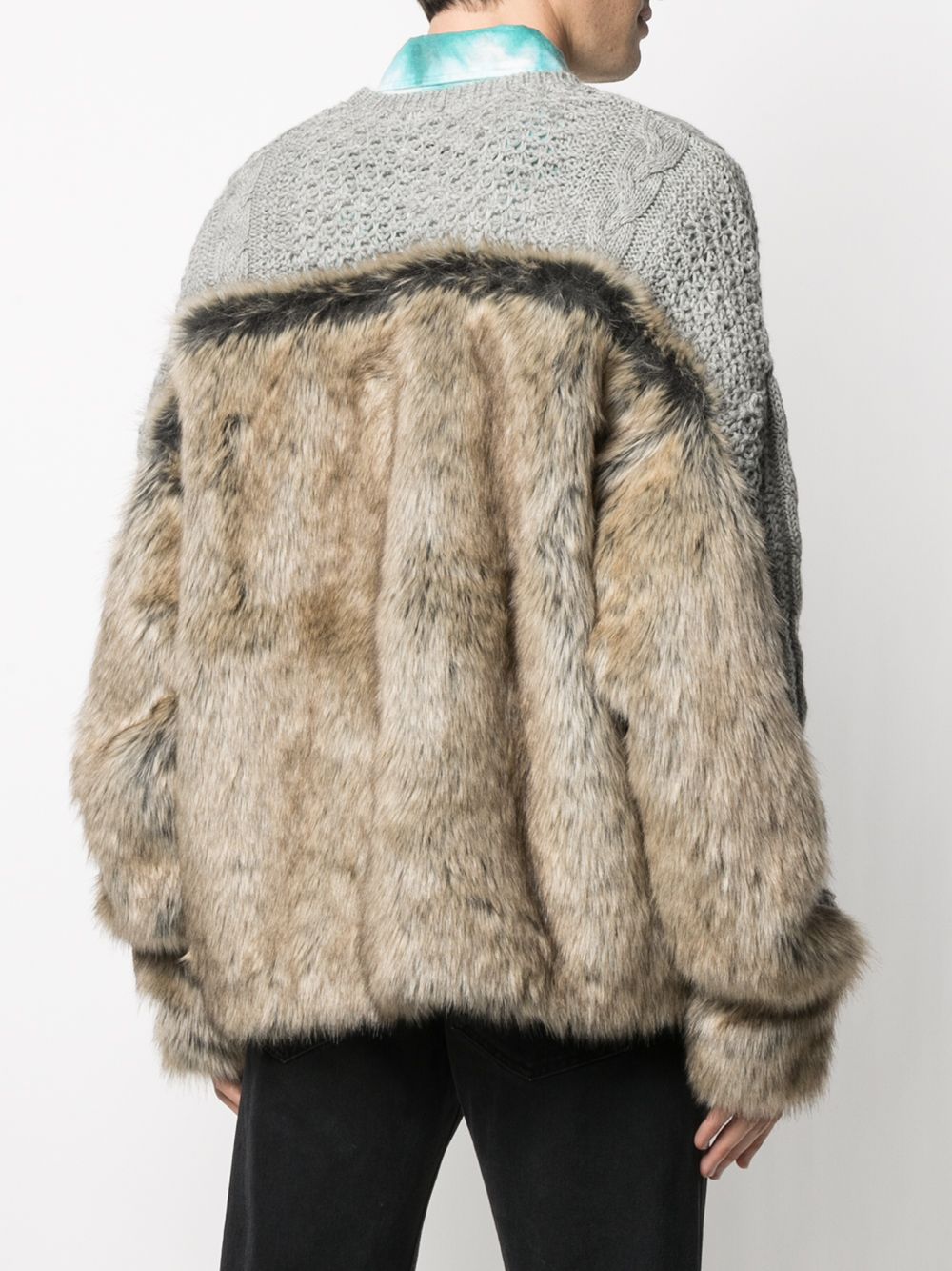 фото Facetasm faux fur knit