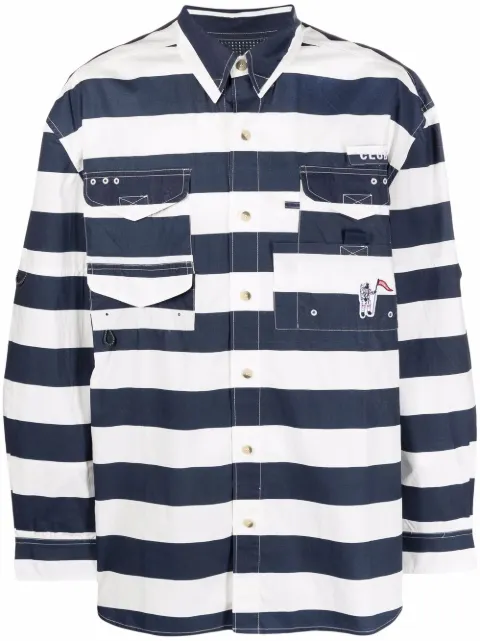 Billionaire Boys Club striped button-up shirt