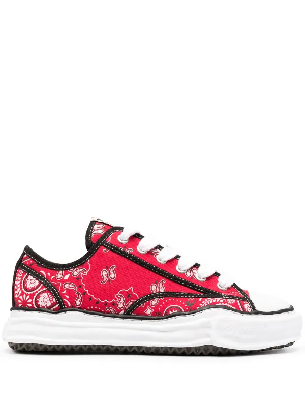 Maison Mihara Yasuhiro Sneakers Mit Paisley Print Farfetch