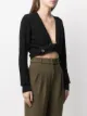 Jacquemus twisted-front blouse