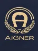 Image 2 of Aigner Kids logo-print cotton blanket