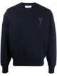 Image 1 of AMI Paris embroidered logo sweatshirt