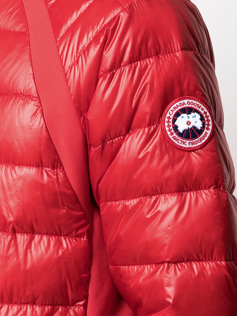 фото Canada goose пуховик с нашивкой-логотипом