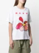 Marni フローラル ロゴ Tシャツ