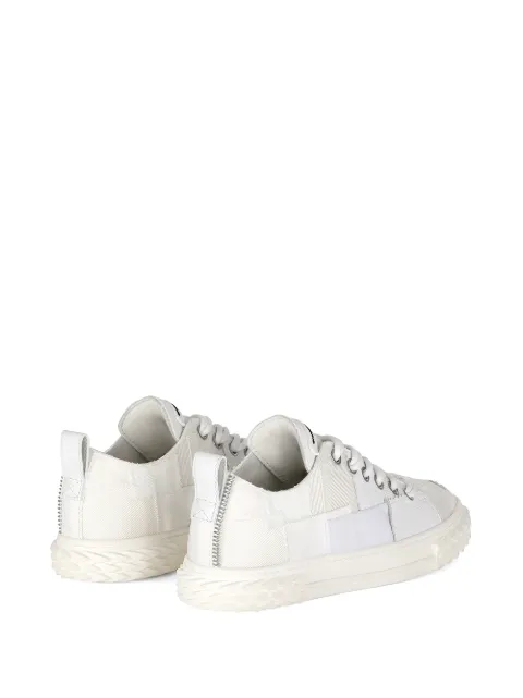 giuseppe zanotti patchwork sneakers