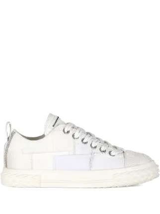 giuseppe zanotti patchwork sneakers
