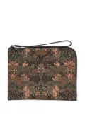 Giuseppe Zanotti Fabian camouflage-print clutch - Brown