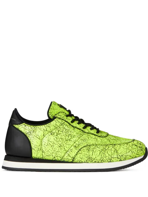 Giuseppe Zanotti tenis con estampado jaspeado