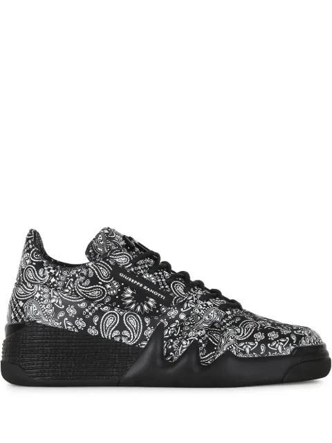 Giuseppe Zanotti paisley print sneakers 