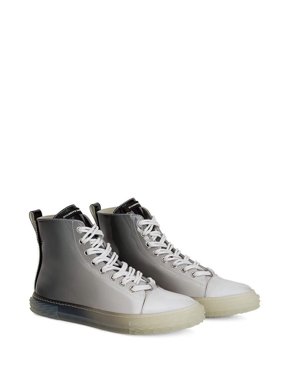 Shop Giuseppe Zanotti Blabber High-top Sneakers In Grey