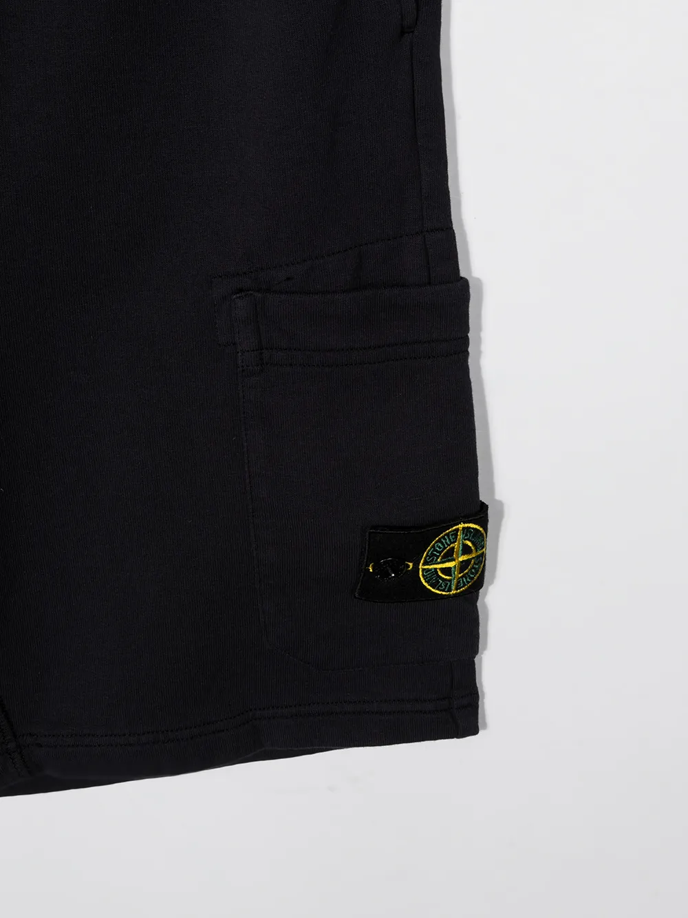 фото Stone island junior спортивные шорты с нашивкой-логотипом