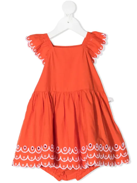 Stella McCartney Kids طقم فستان مطرز