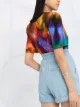 Isabel Marant Étoile short en jean à taille ceinturée