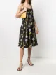 Image 2 of Opening Ceremony rose-print pleated dress
