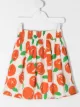 Image 2 of Stella McCartney Kids TEEN orange-print skirt