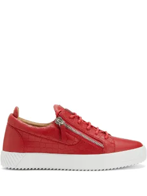 GIUSEPPE ZANOTT ダブルジップ スニーカー Giuseppe Zanotti Frankie ダブルジップ ローカットスニーカー