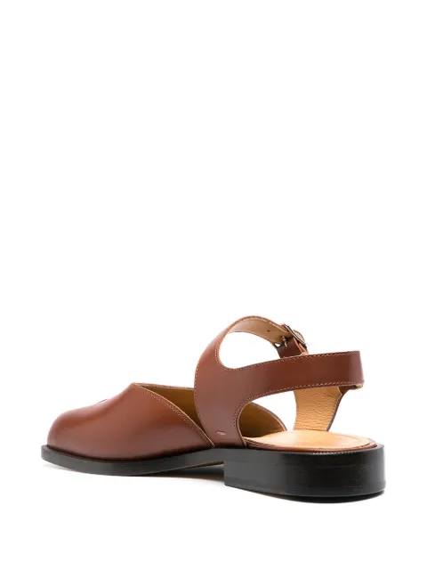 Maison Margiela Tabi leather Mary-Jane sandals - FARFETCH