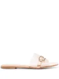 Gianvito Rossi buckle-detail square-toe sandals - Neutrals