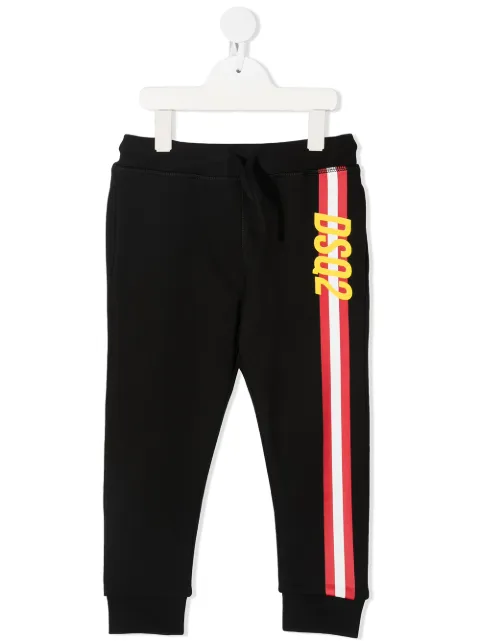 DSQUARED2 KIDS logo stripe track pants