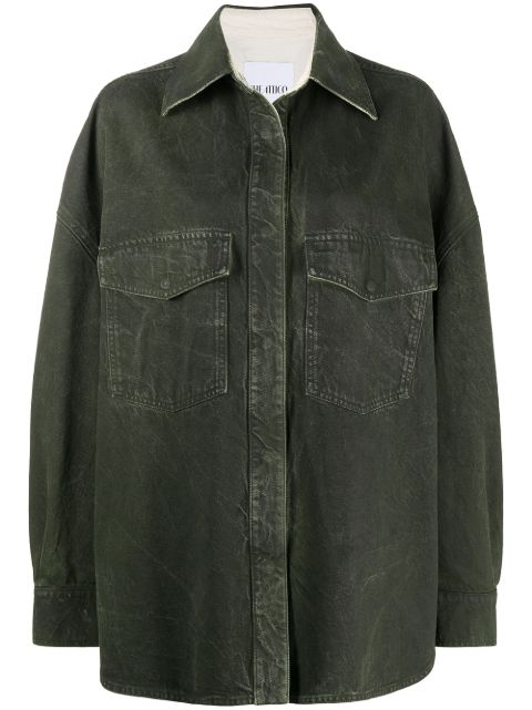 the attico denim shirt