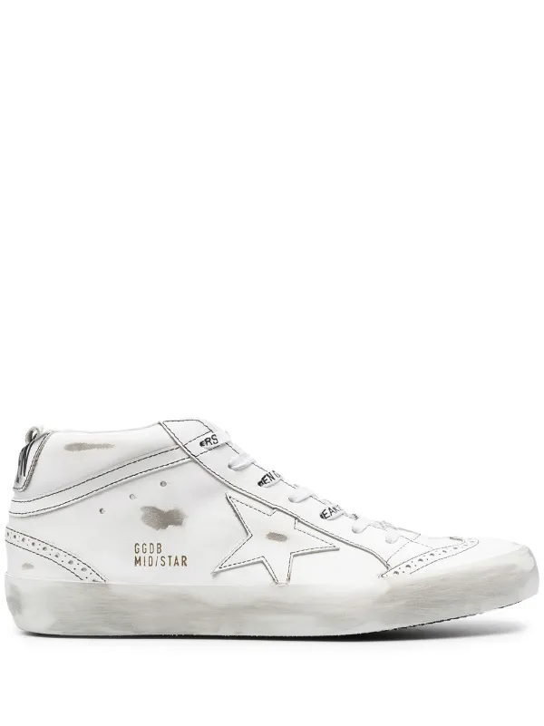 golden goose mid star white